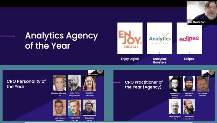  Analytics Boosters unica agenzia italiana tra le top agency ai Conversion Elite Awards 2020