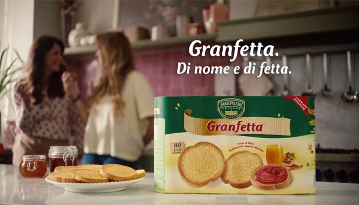  Granfetta: parte il nuovo spot in TV e online. Firmano casiraghi greco& e Taurus ADV
