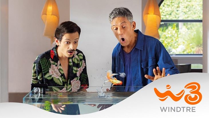  WindTre: on air il nuovo spot con Fiorello e Rovazzi